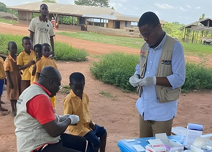 Training for community volunteers and teachers